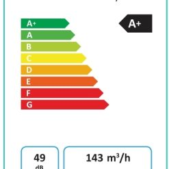 Entalpinis palubinis rekuperatorius OXYGEN Easy C200E 200 m³/h su integruotu CO2 davikliu