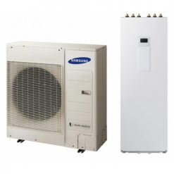 Šilumos siurblys oras-vanduo Samsung AE260RNWSGG/EU- AE090CXEDGG/EU+MWR-WW10KN su integr. 260 ltr. talpa (9,0 kw) 3Ø